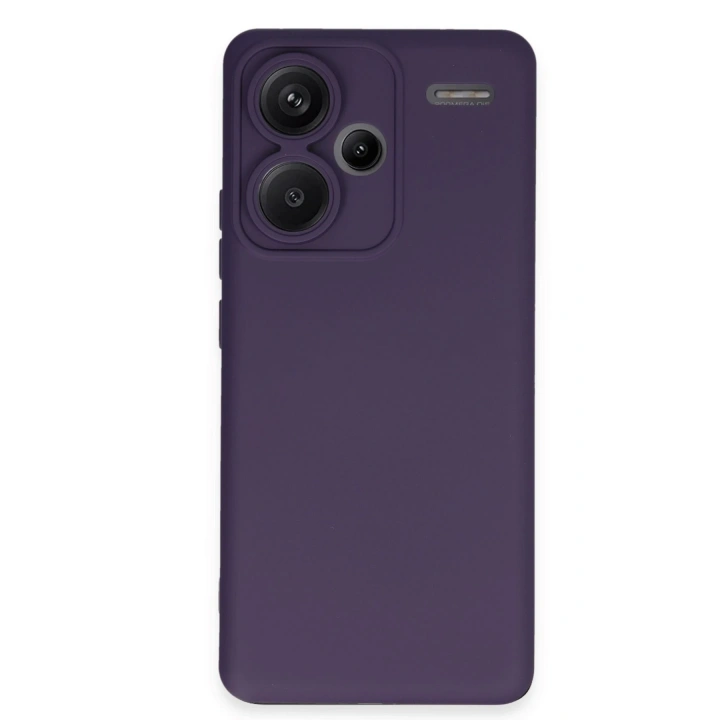BFS  Xiaomi Redmi Note 13 Pro Plus Kılıf Nano içi Kadife Silikon - Mor