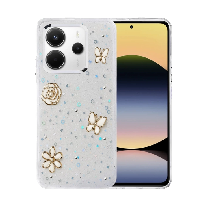 BFS Xiaomi Redmi Note 14 4G Fiyonk Desenli Kapak - Desen 2