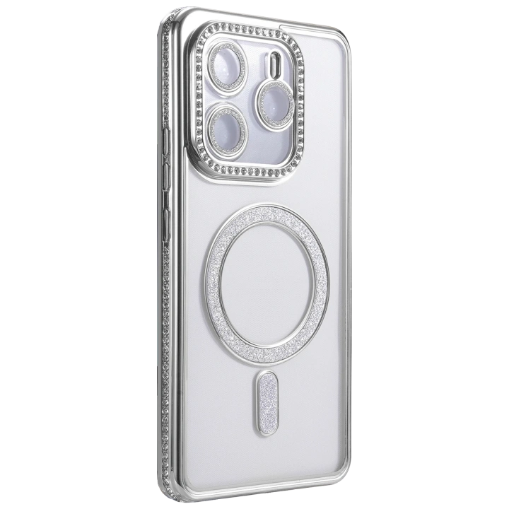 BFS  Xiaomi Redmi Note 14 4G Joke Simli Magneticsafe Kılıf - Gümüş