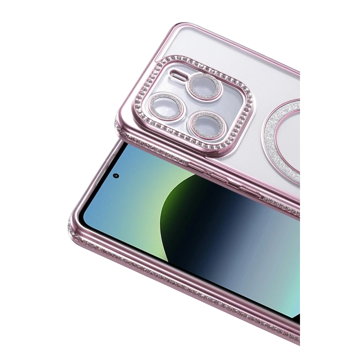 BFS  Xiaomi Redmi Note 14 4G Joke Simli Magneticsafe Kılıf - Pembe