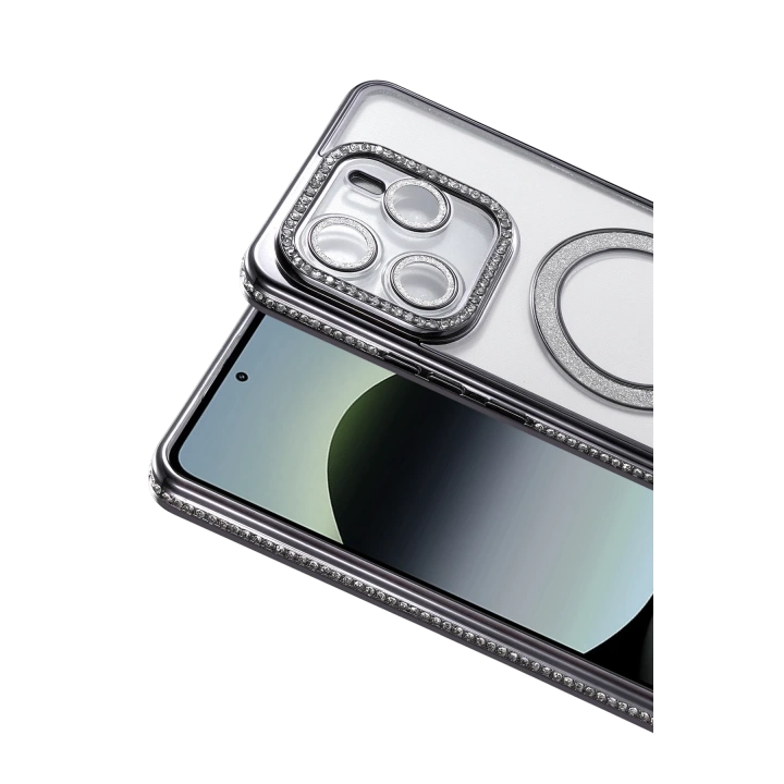 BFS  Xiaomi Redmi Note 14 4G Joke Simli Magneticsafe Kılıf - Siyah