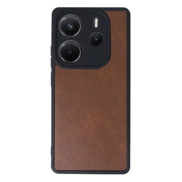 BFS  Xiaomi Redmi Note 14 4G Kılıf Aras Deri Kapak - Taba