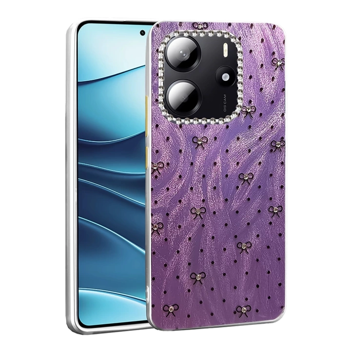 BFS Xiaomi Redmi Note 14 4G Kılıf Blade Aynalı Desenli Kapak - Desen 2