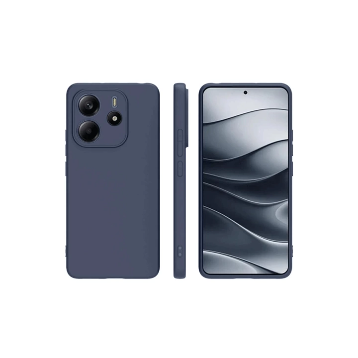 BFS  Xiaomi Redmi Note 14 4G Kılıf First Silikon - Lacivert