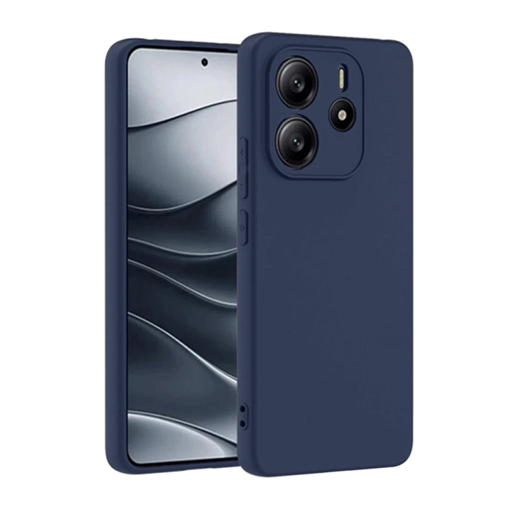 BFS  Xiaomi Redmi Note 14 4G Kılıf First Silikon - Lacivert