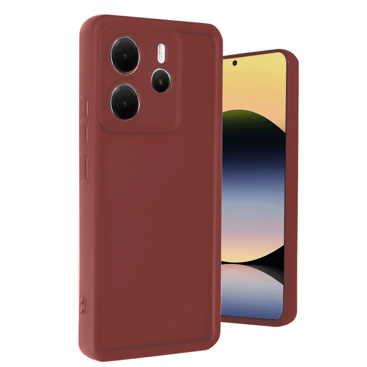 BFS  Xiaomi Redmi Note 14 4G Kılıf Viera Silikon - Bordo