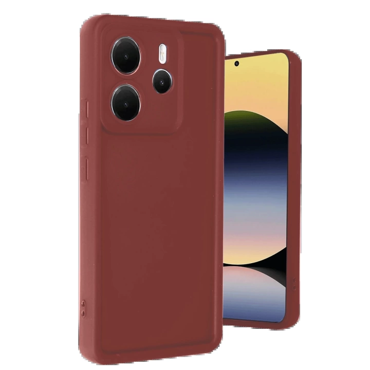 BFS  Xiaomi Redmi Note 14 4G Kılıf Viera Silikon - Bordo