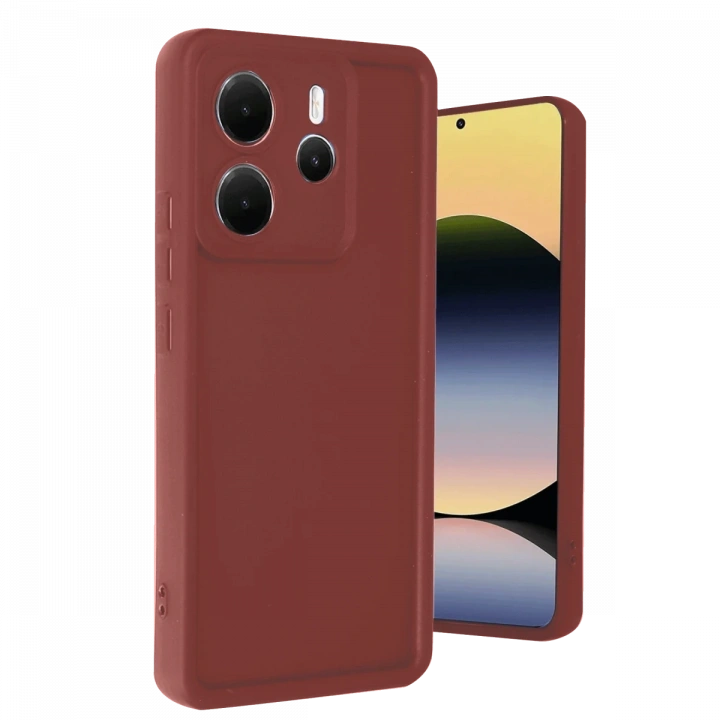 BFS  Xiaomi Redmi Note 14 4G Kılıf Viera Silikon - Bordo