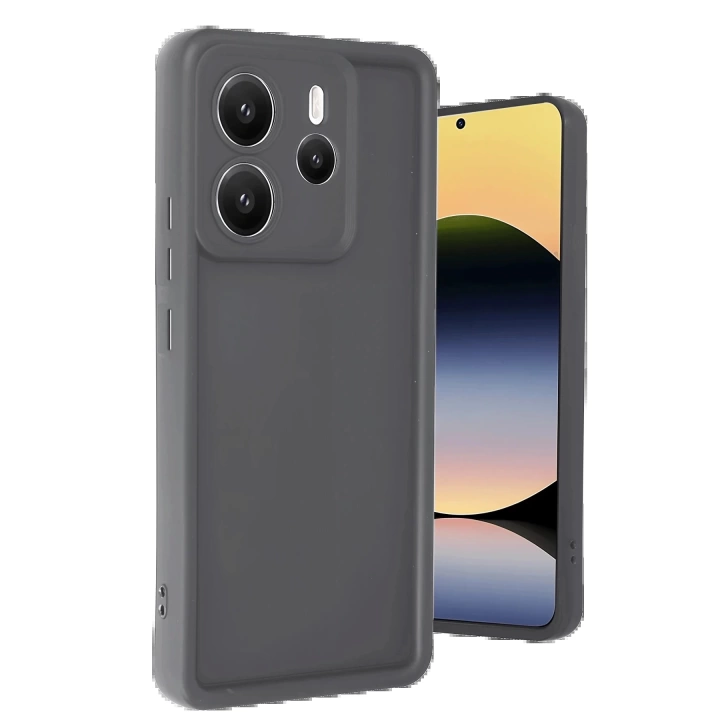 BFS  Xiaomi Redmi Note 14 4G Kılıf Viera Silikon - Gri