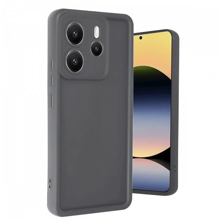 BFS  Xiaomi Redmi Note 14 4G Kılıf Viera Silikon - Gri