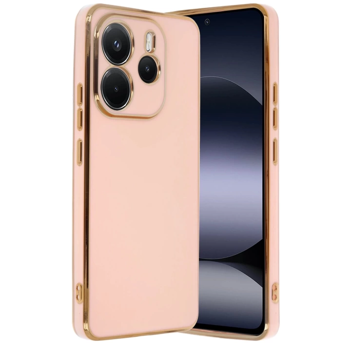 BFS  Xiaomi Redmi Note 14 4G Kılıf Volet Silikon - Pembe