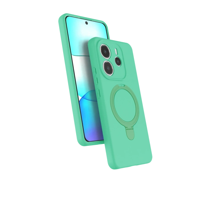 BFS  Xiaomi Redmi Note 14 4G Regal Magsafe Standlı Kapak - Yeşil