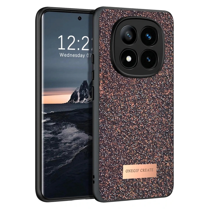 BFS  Xiaomi Redmi Note 14 Pro 4G Bright Simli Kapak - Derin Mor