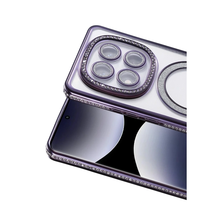 BFS  Xiaomi Redmi Note 14 Pro 4G Joke Simli Magneticsafe Kılıf - Derin Mor