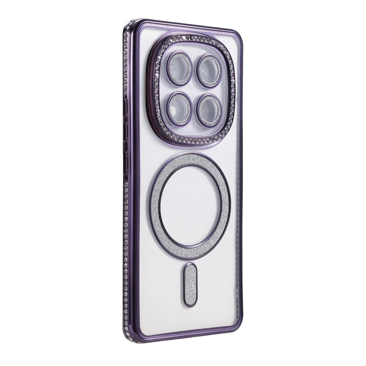 BFS  Xiaomi Redmi Note 14 Pro 4G Joke Simli Magneticsafe Kılıf - Derin Mor