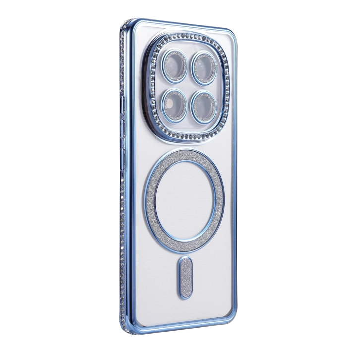 BFS  Xiaomi Redmi Note 14 Pro 4G Joke Simli Magneticsafe Kılıf - Mavi