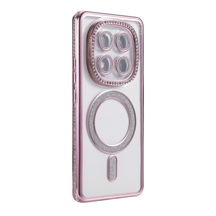 BFS  Xiaomi Redmi Note 14 Pro 4G Joke Simli Magneticsafe Kılıf - Pembe