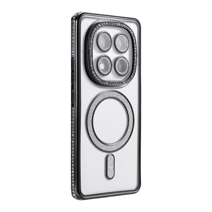 BFS  Xiaomi Redmi Note 14 Pro 4G Joke Simli Magneticsafe Kılıf - Siyah