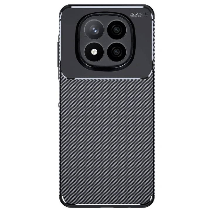 BFS  Xiaomi Redmi Note 14 Pro 4G Kılıf Auto Focus Karbon Kapak - Siyah
