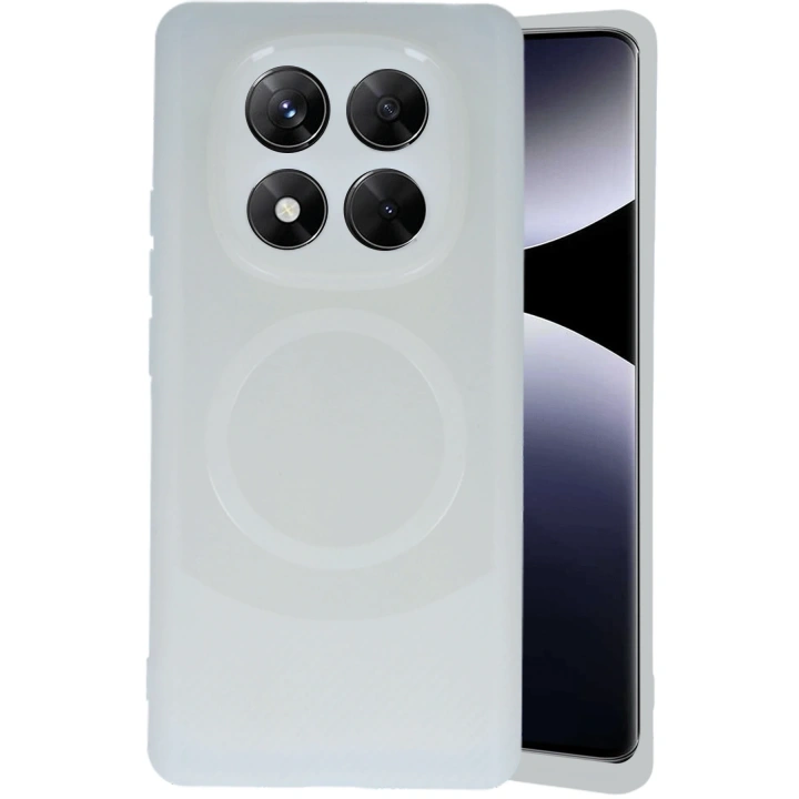 BFS  Xiaomi Redmi Note 14 Pro 4G Kılıf Maya Karbon Kapak - Krem