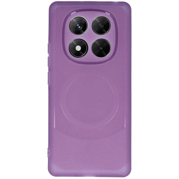 BFS  Xiaomi Redmi Note 14 Pro 4G Kılıf Maya Karbon Kapak - Mürdüm