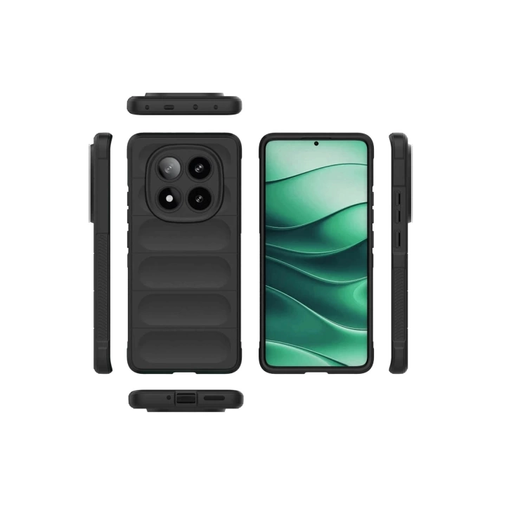 BFS  Xiaomi Redmi Note 14 Pro 4G Kılıf Optimum Silikon - Koyu Yeşil
