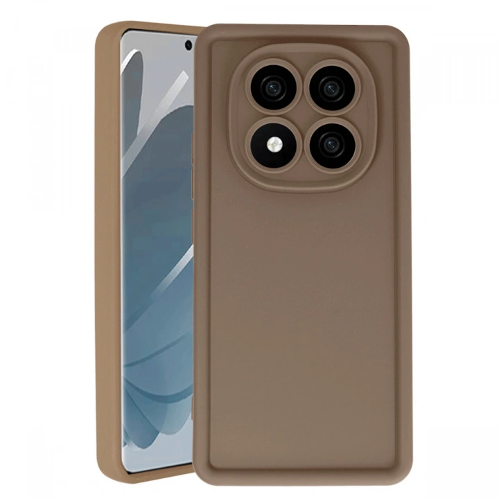 BFS  Xiaomi Redmi Note 14 Pro 4G Kılıf Viera Silikon - Kahverengi