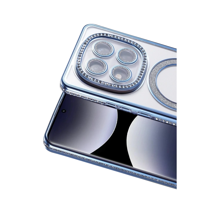 BFS  Xiaomi Redmi Note 14 Pro 5G Joke Simli Magneticsafe Kılıf - Mavi