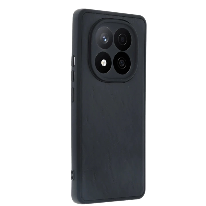 BFS  Xiaomi Redmi Note 14 Pro 5G Kılıf Aras Deri Kapak - Siyah