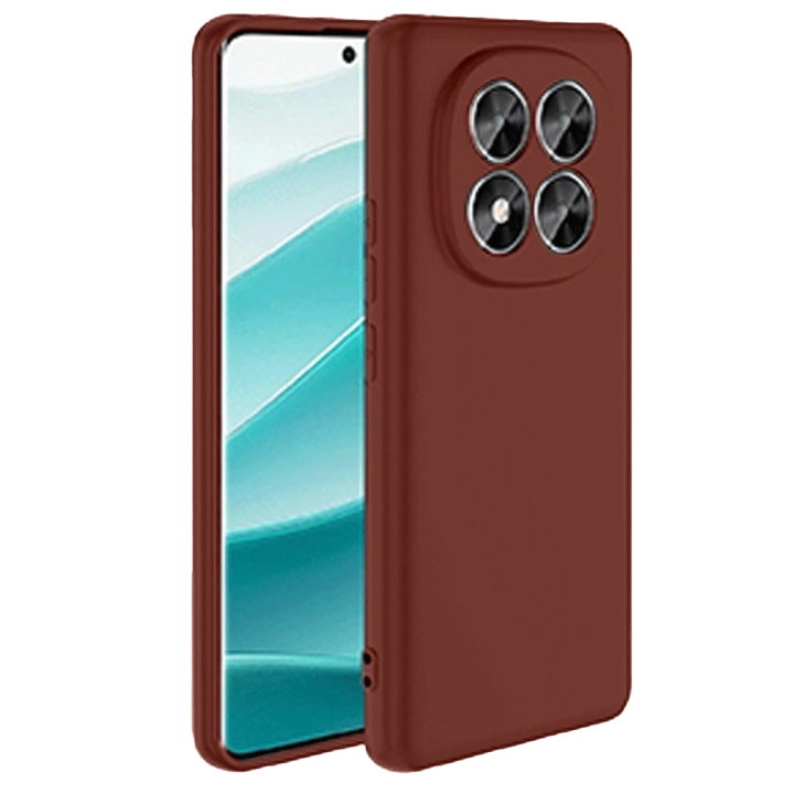 BFS  Xiaomi Redmi Note 14 Pro 5G Kılıf First Silikon - Bordo