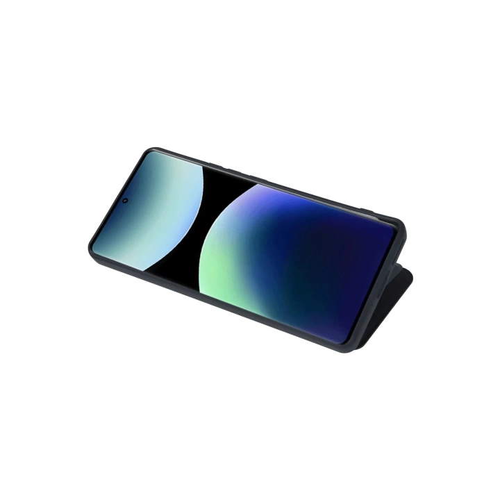 BFS  Xiaomi Redmi Note 14 Pro 5G Kılıf Flip Cover - Koyu Yeşil