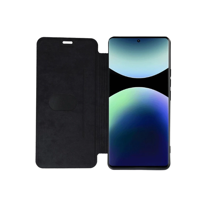 BFS  Xiaomi Redmi Note 14 Pro 5G Kılıf Flip Cover - Koyu Yeşil