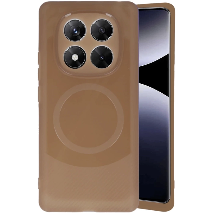 BFS  Xiaomi Redmi Note 14 Pro 5G Kılıf Maya Karbon Kapak - Kahverengi