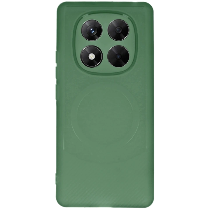 BFS  Xiaomi Redmi Note 14 Pro 5G Kılıf Maya Karbon Kapak - Koyu Yeşil