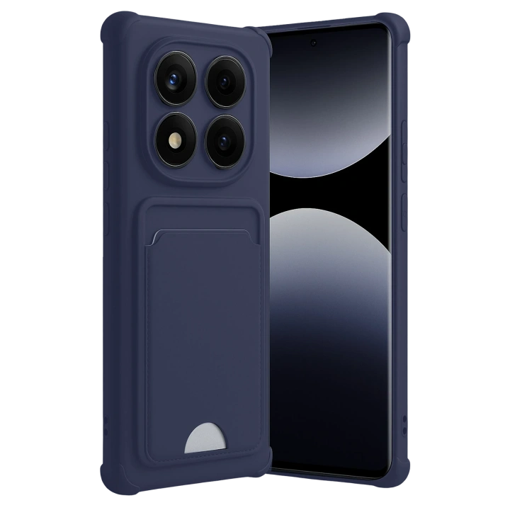 BFS  Xiaomi Redmi Note 14 Pro Plus Kelvin Kartvizitli Silikon - Lacivert