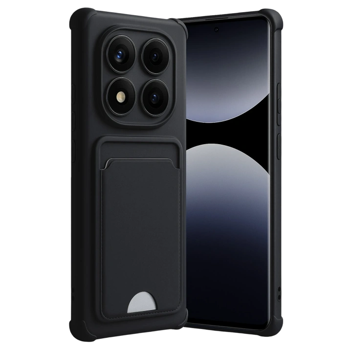 BFS  Xiaomi Redmi Note 14 Pro Plus Kelvin Kartvizitli Silikon - Siyah