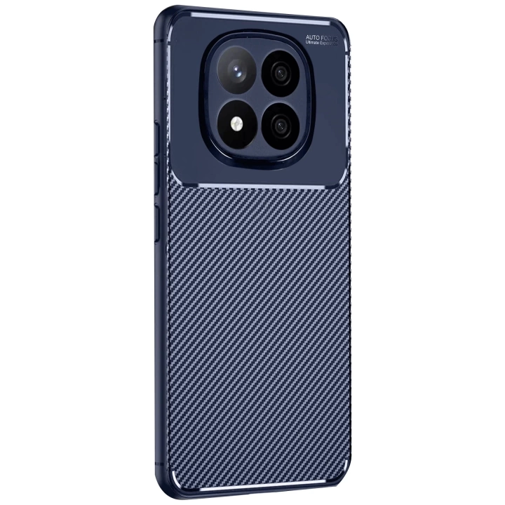 BFS  Xiaomi Redmi Note 14 Pro Plus Kılıf Auto Focus Karbon Kapak - Lacivert
