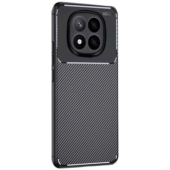 BFS  Xiaomi Redmi Note 14 Pro Plus Kılıf Auto Focus Karbon Kapak - Siyah