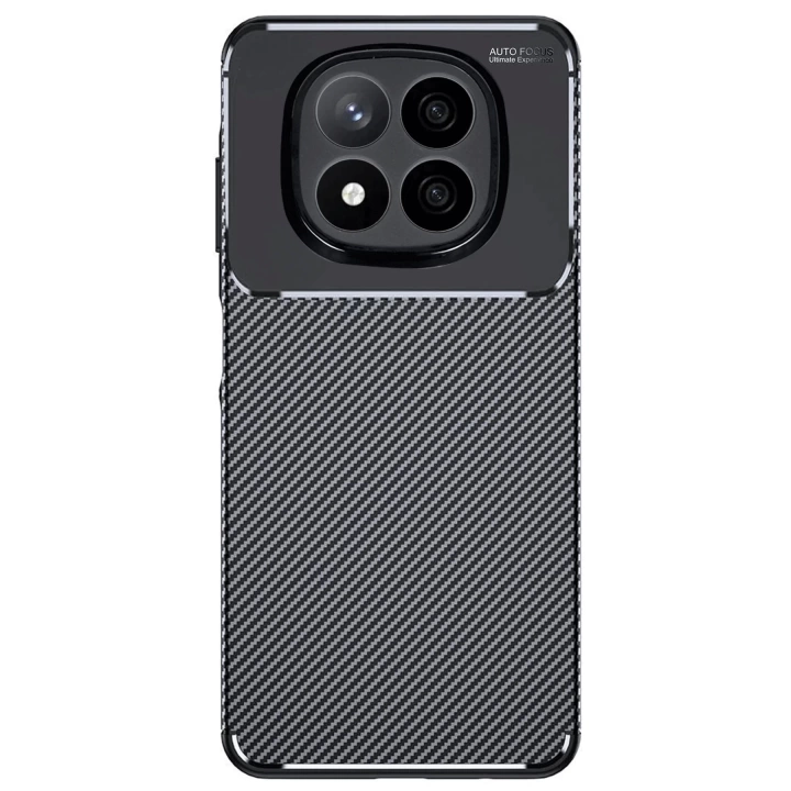 BFS  Xiaomi Redmi Note 14 Pro Plus Kılıf Auto Focus Karbon Kapak - Siyah