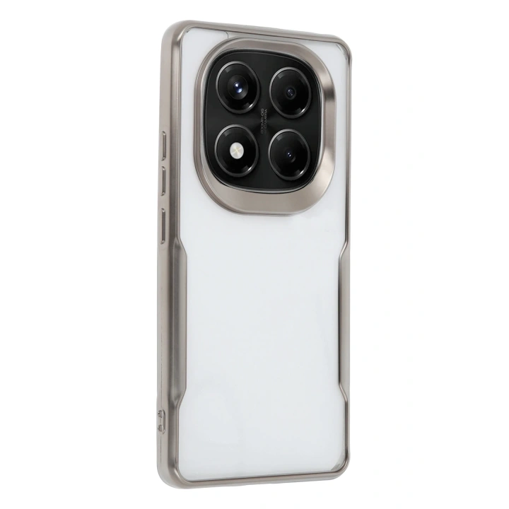 BFS  Xiaomi Redmi Note 14 Pro Plus Kılıf Boyi Silikon Kapak - Titan Gri