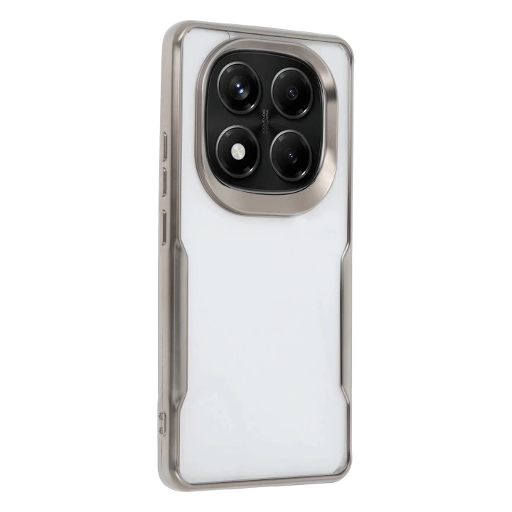 BFS  Xiaomi Redmi Note 14 Pro Plus Kılıf Boyi Silikon Kapak - Titan Gri