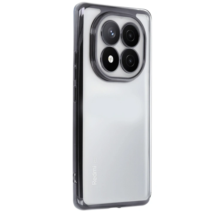 BFS  Xiaomi Redmi Note 14 Pro Plus Kılıf  Lensli Silikon - Siyah