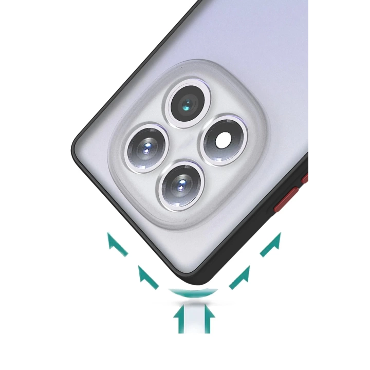 BFS  Xiaomi Redmi Note 14 Pro Plus Kılıf Montreal Silikon Kapak - Siyah