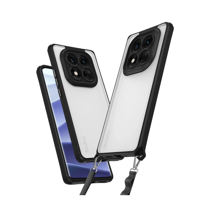 BFS  Xiaomi Redmi Note 14 Pro Plus Kılıf Penta Silikon Kılıf - Siyah