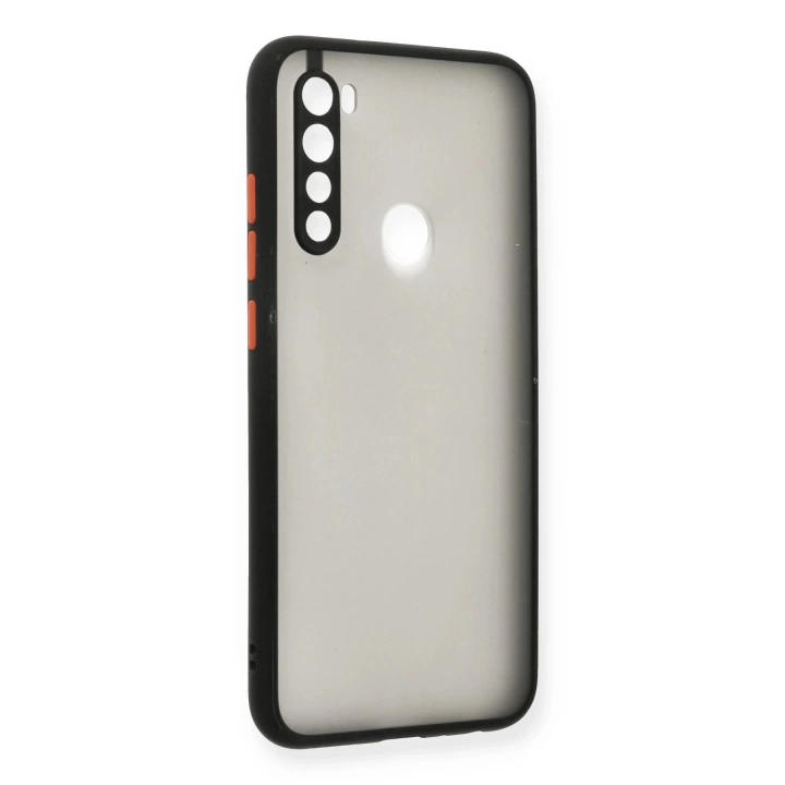 BFS  Xiaomi Redmi Note 8 Kılıf Montreal Silikon Kapak - Siyah