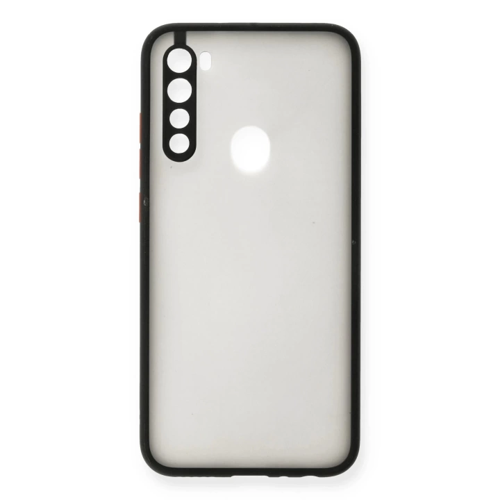 BFS  Xiaomi Redmi Note 8 Kılıf Montreal Silikon Kapak - Siyah
