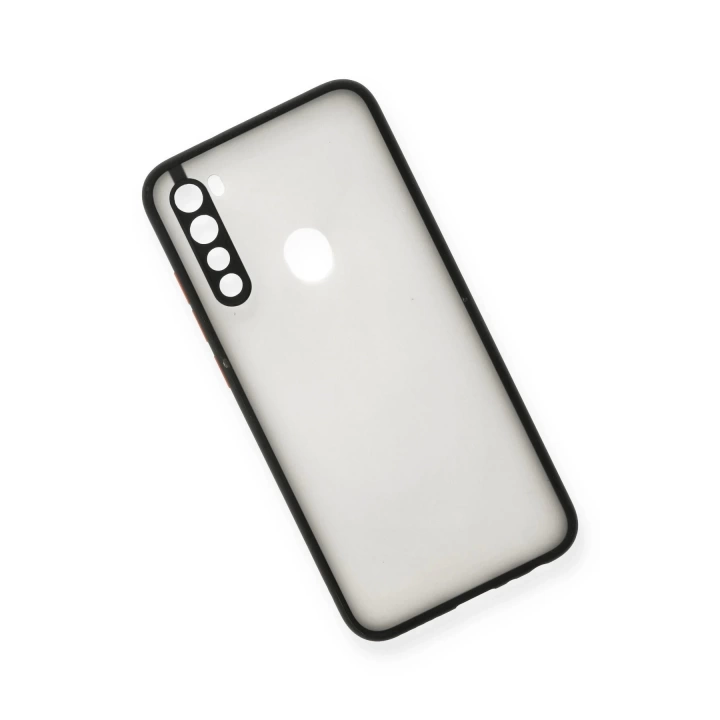 BFS  Xiaomi Redmi Note 8 Kılıf Montreal Silikon Kapak - Siyah