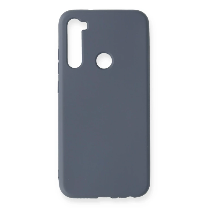BFS  Xiaomi Redmi Note 8 Kılıf Nano içi Kadife Silikon - Gri