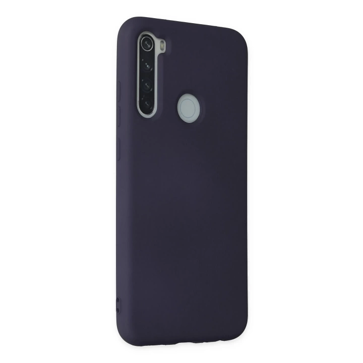 BFS  Xiaomi Redmi Note 8 Kılıf Nano içi Kadife Silikon - Lacivert