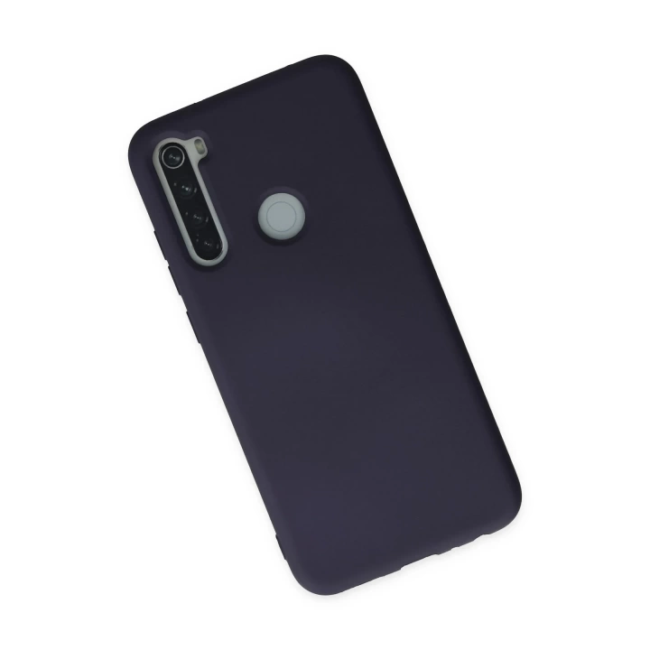 BFS  Xiaomi Redmi Note 8 Kılıf Nano içi Kadife Silikon - Lacivert